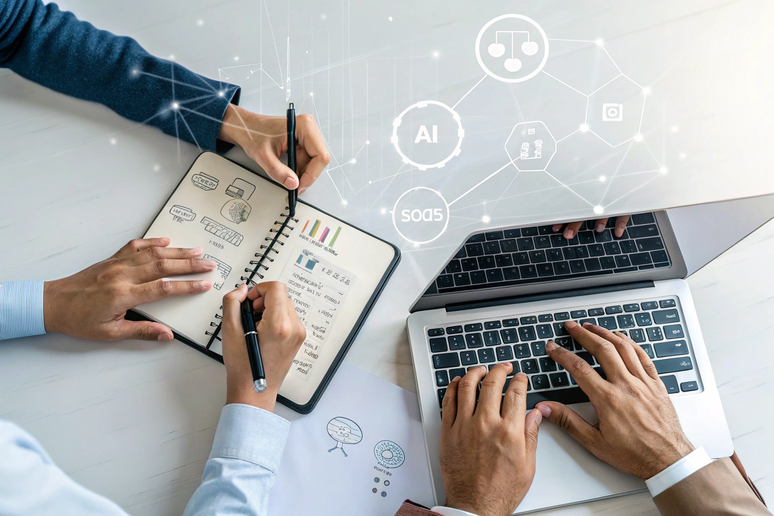 Aurora, AI operations, teamwork, AI projects, AI visionary, AI implementor, AI operator, Tiago Forte, Rachel, work-life redesign, AI environment, organizational effectiveness, AI technologies